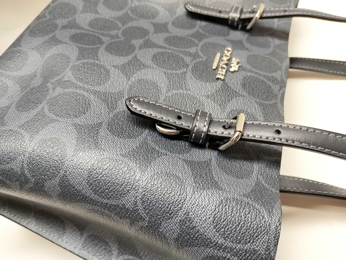 COACH Signature Molly Tote 25 2-Way Bag C4250 Accessories: Shoulder Strap Handbag