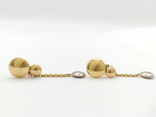 Cartier Three-Color 750 11.4g Earrings