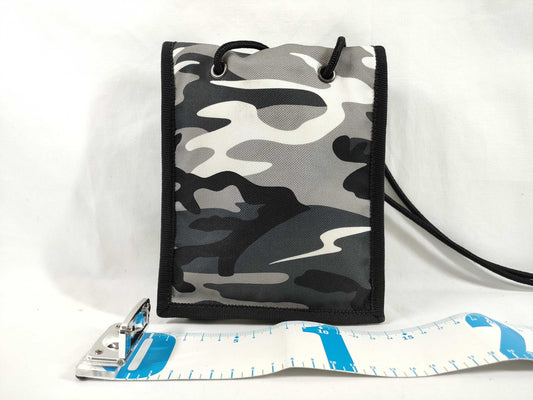 BALENCIAGA Explorer Nylon Shoulder Bag in Black