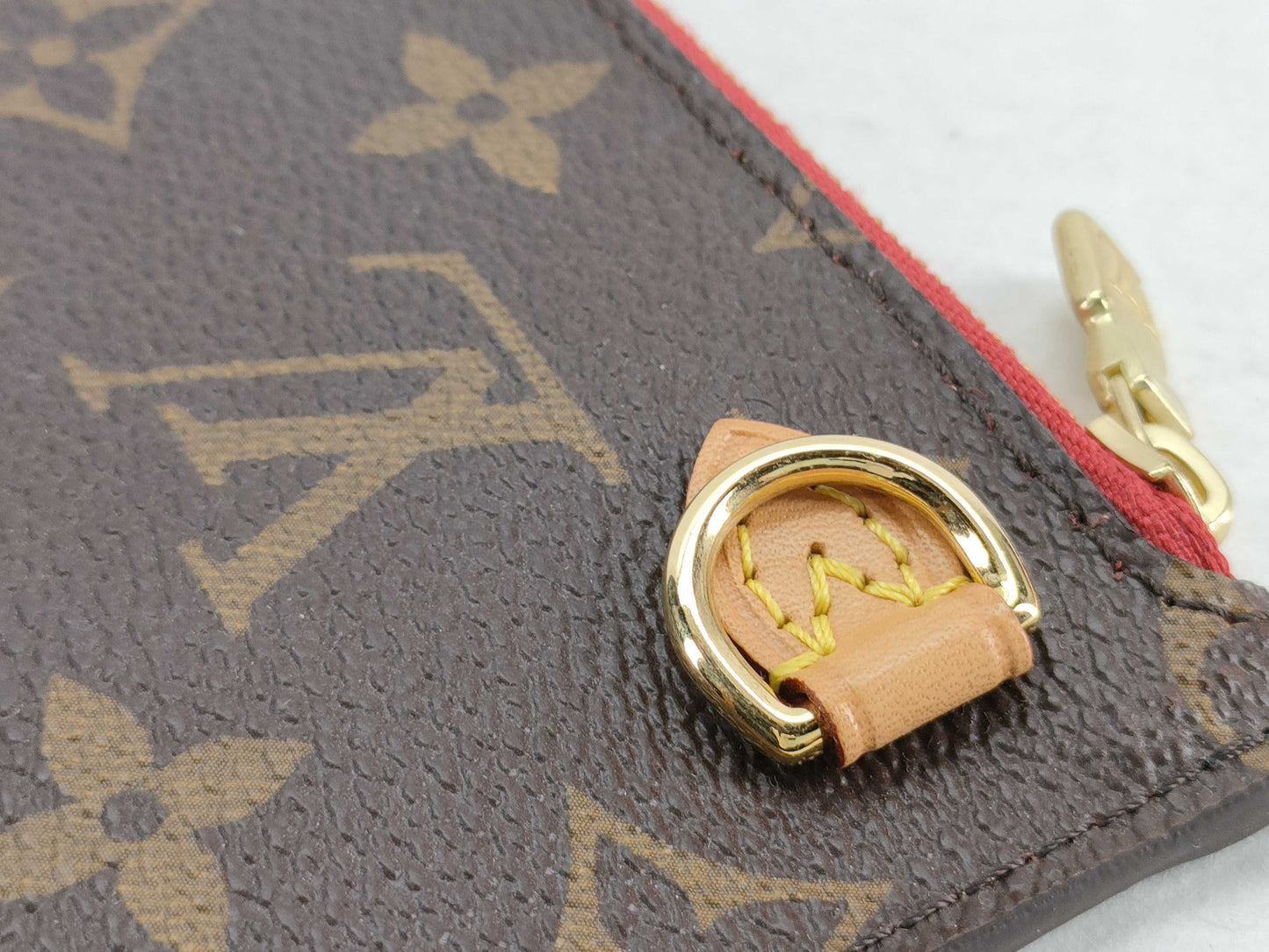 LOUIS VUITTON Monogram M41177 Monogram Neverfull Cerise Pouch