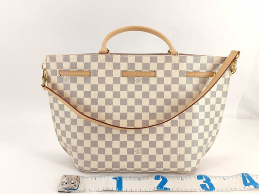 LOUIS VUITTON Damier Azur N41579 Azur Girolata RFID-enabled shoulder bag with strap, box, and dust bag