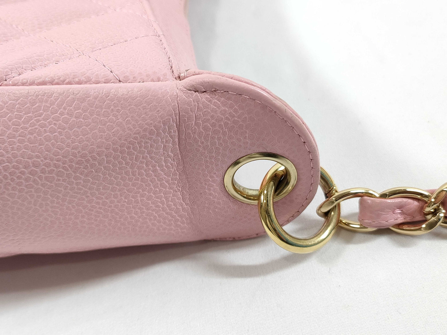 CHANEL CHANEL Matelasse Caviar Skin Chain One-Shoulder Shoulder Bag, No. 8, with Seal