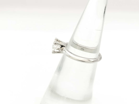 HARRY WINSTON HW Logo D0.53ct PT950 4.1g Ring