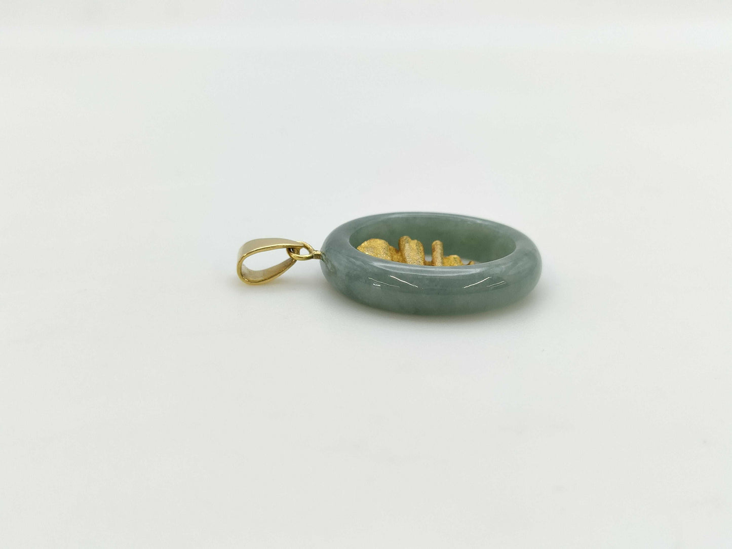 Colored Stone K24/K18 4.3g Pendant Top