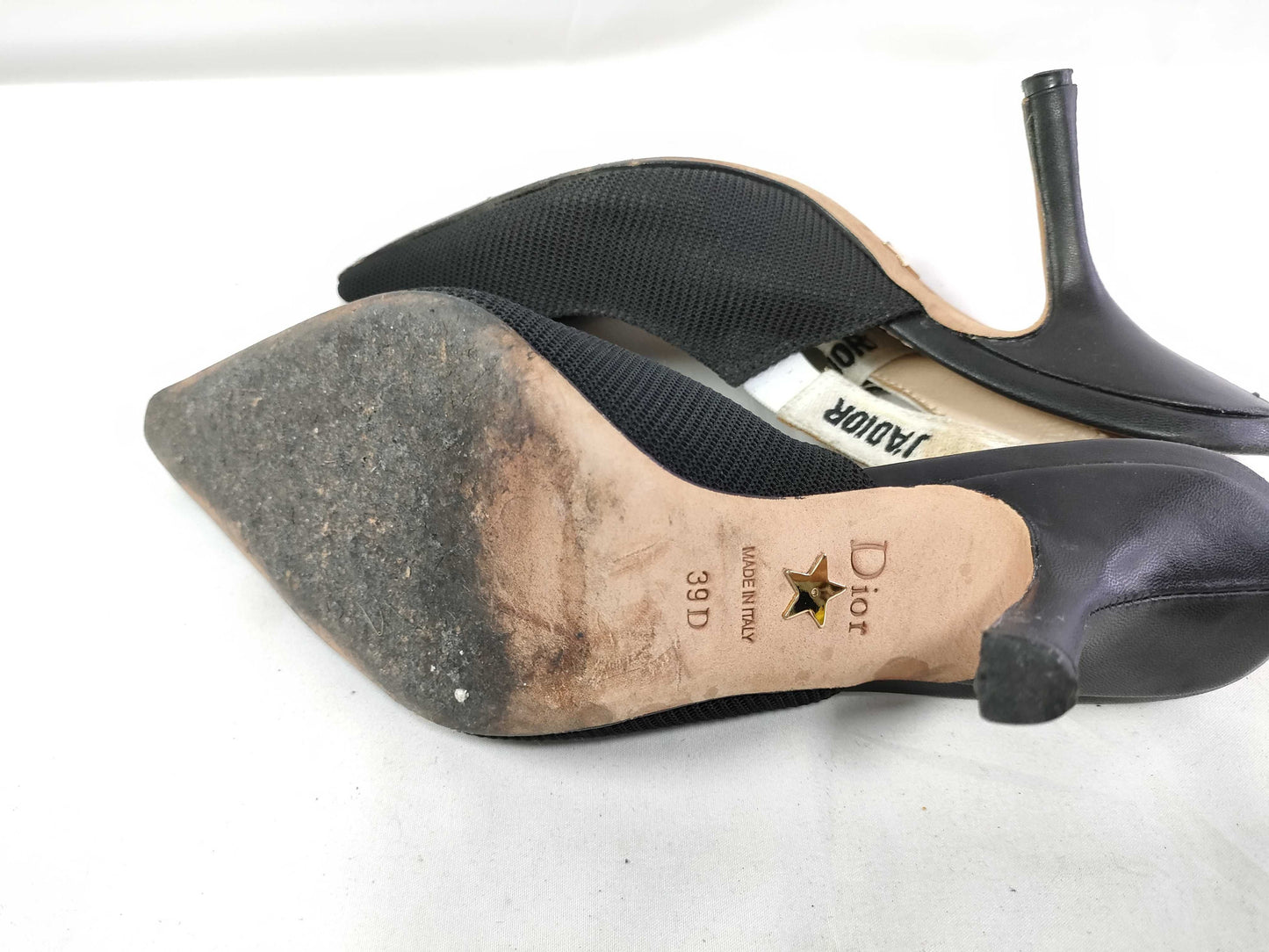 Dior DIOR JAdior Slingback Pumps Fabric Pumps