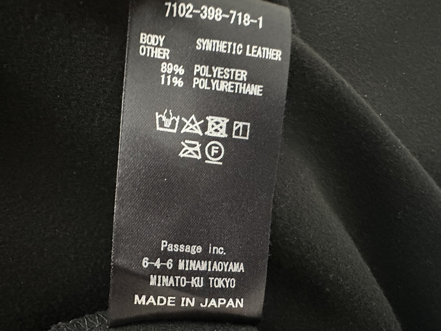 COGTHEBIGSMOKE Eco Leather Top, Black