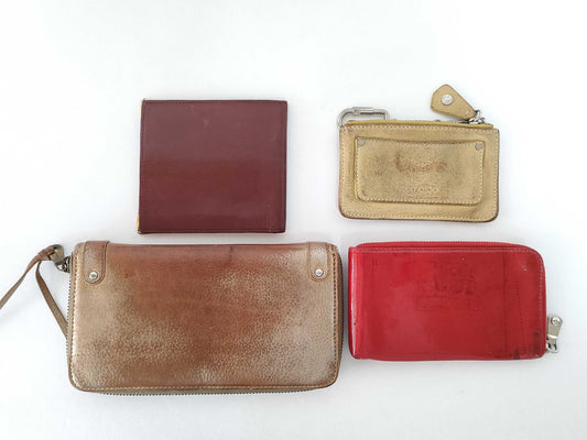 Chloe brand wallets: Cartier, Jimmy Choo, Chloe, and Miu Miu, 4 wallets