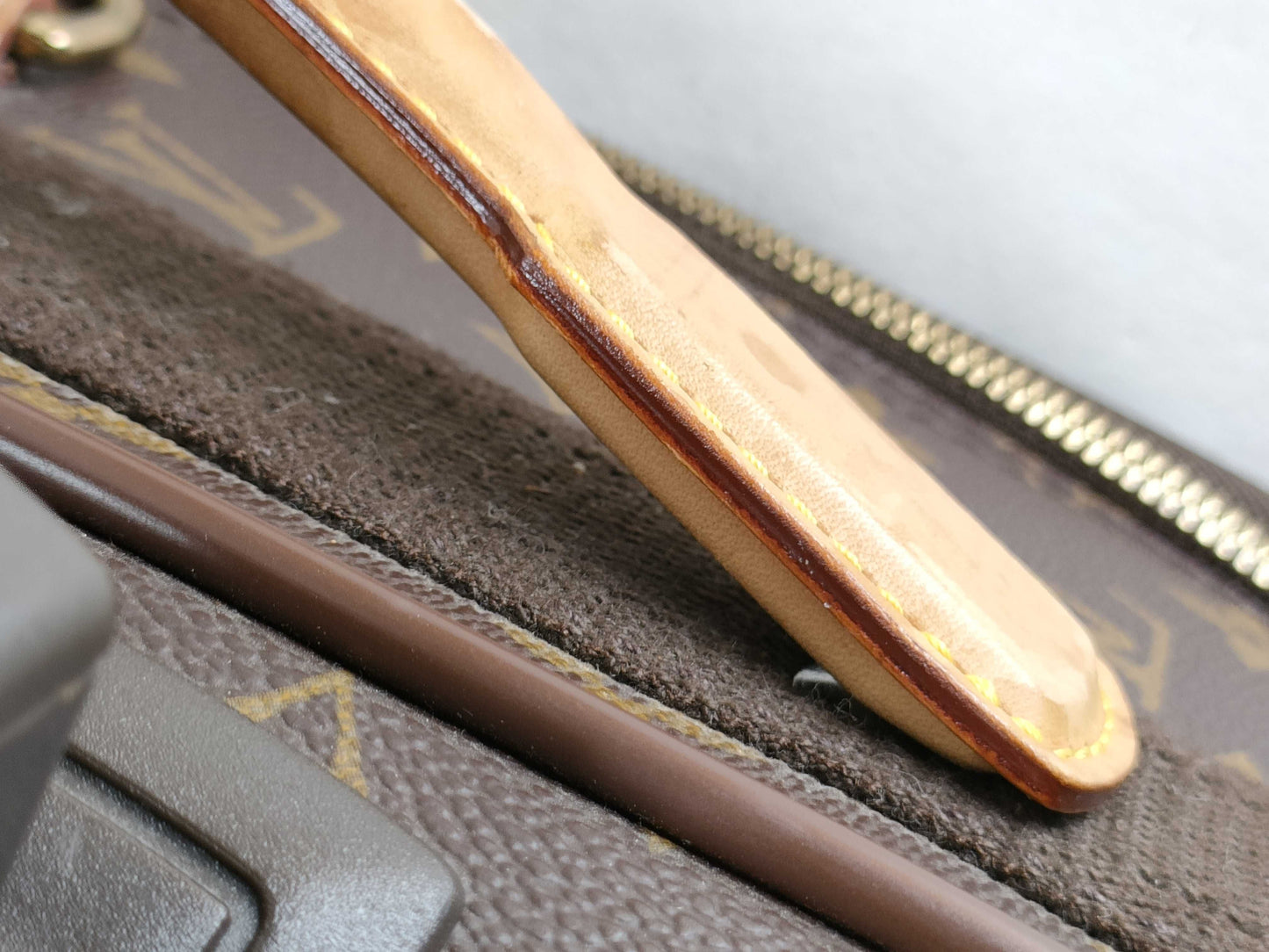 LOUIS VUITTON Monogram Pegasus 55 Suitcase/Trunk M23294 SP0092 with Padlock, Key, Name Tag, Hanger, Hand Strap, and Clothing Case/Carry-on Bag