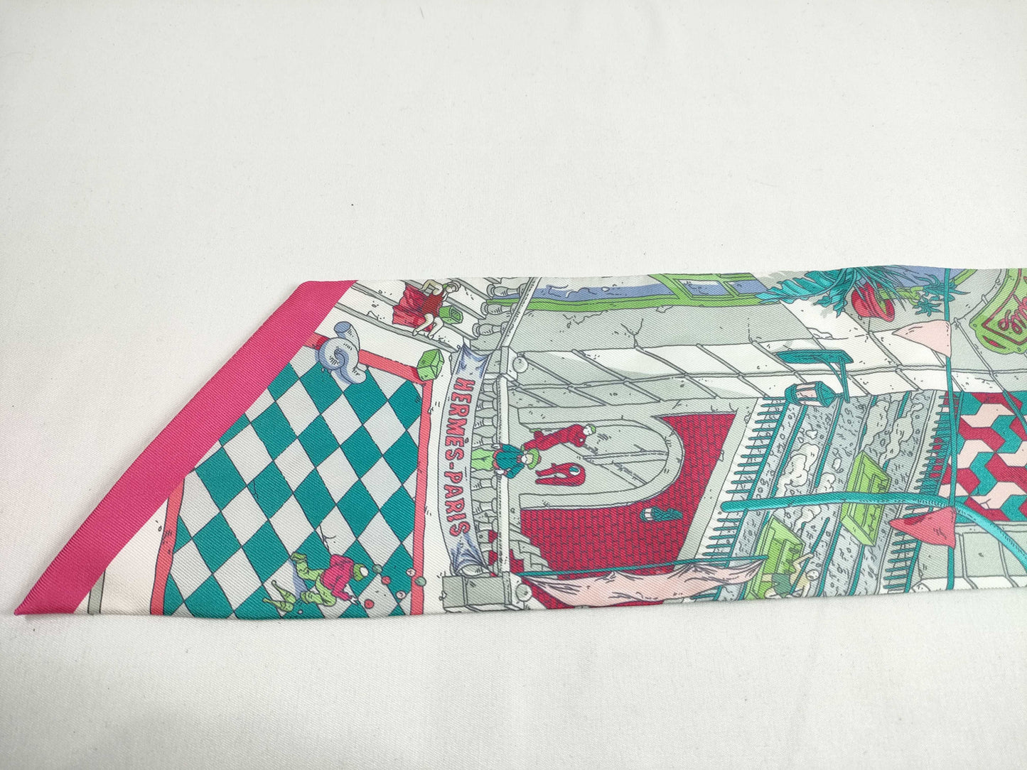 HERMES Twilly Silk Scarf Scarves and Other Accessories