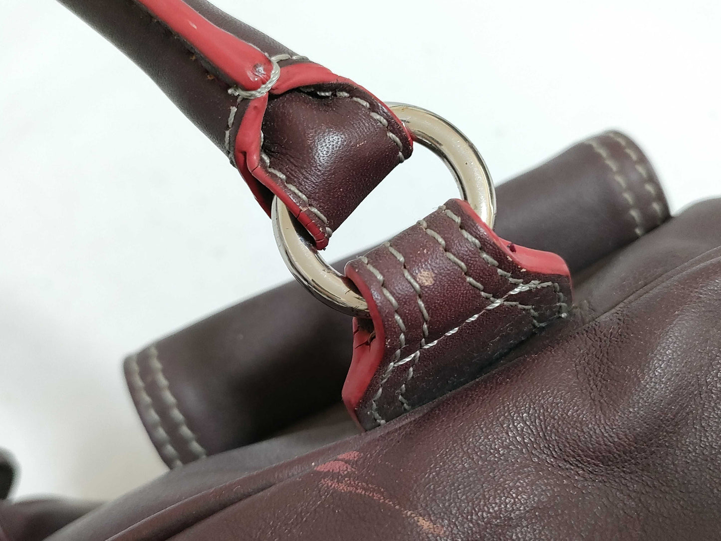 LOEWE Repeat Anagram Suede Handbag