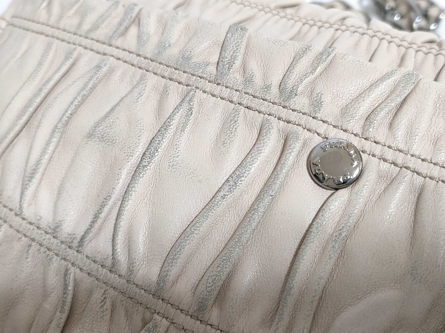 PRADA Gathered Chain Shoulder Bag Shoulder Bag