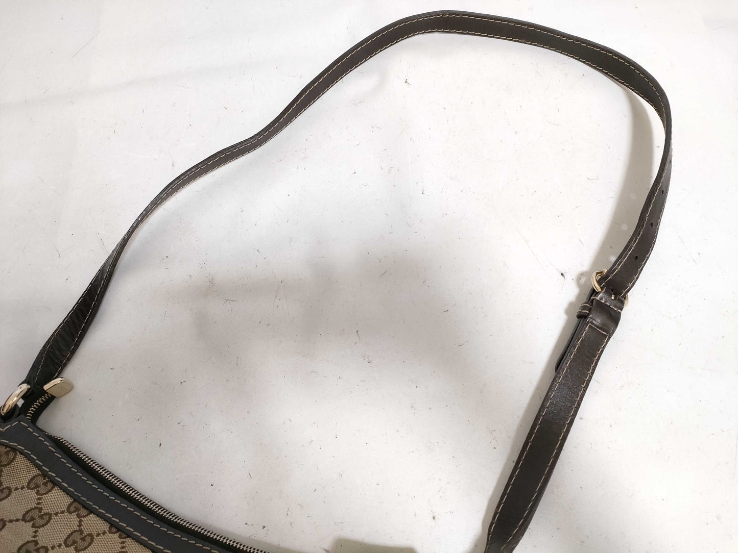 GUCCI GG Canvas Lovely Heart Intrecciato Shoulder Bag