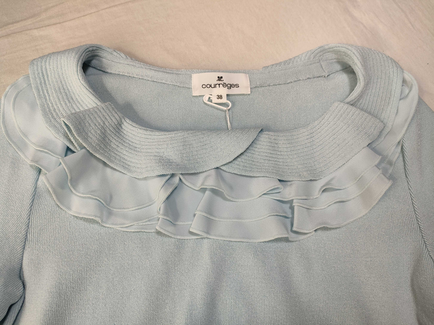 Courreges New with tags Long Sleeve Knit Top Size 38