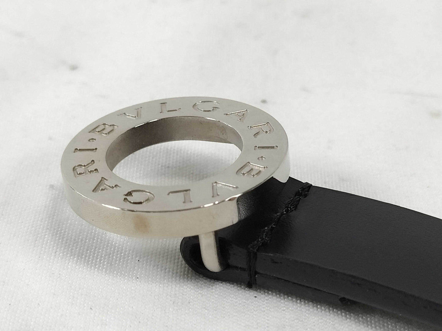 BVLGARI Bulgari Belt with Logo and Box