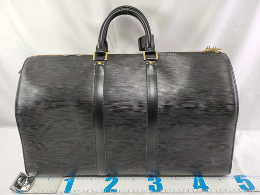 LOUIS VUITTON Epi Keepall Boston Bag