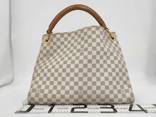 LOUIS VUITTON Louis Vuitton Damierzul Artzi MM Tote Bag N41174 CA4191 Keyring Bag