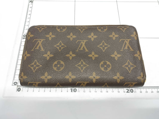 LOUIS VUITTON LV Zippy Organizer Coated Canvas Wallet