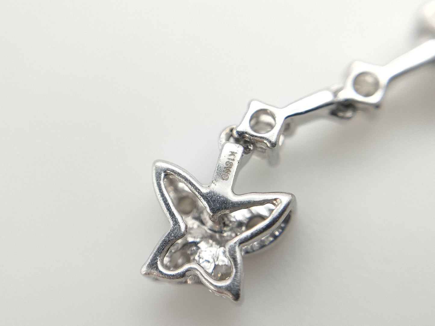 Diamond K18WG 5.9g Charm