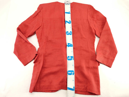 Yves Saint Laurent Gold Button Linen Jacket