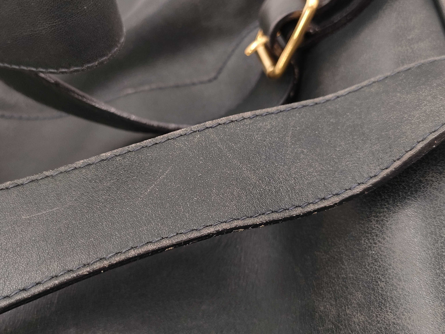 GUCCI 003 2058 Bamboo Leather Backpack