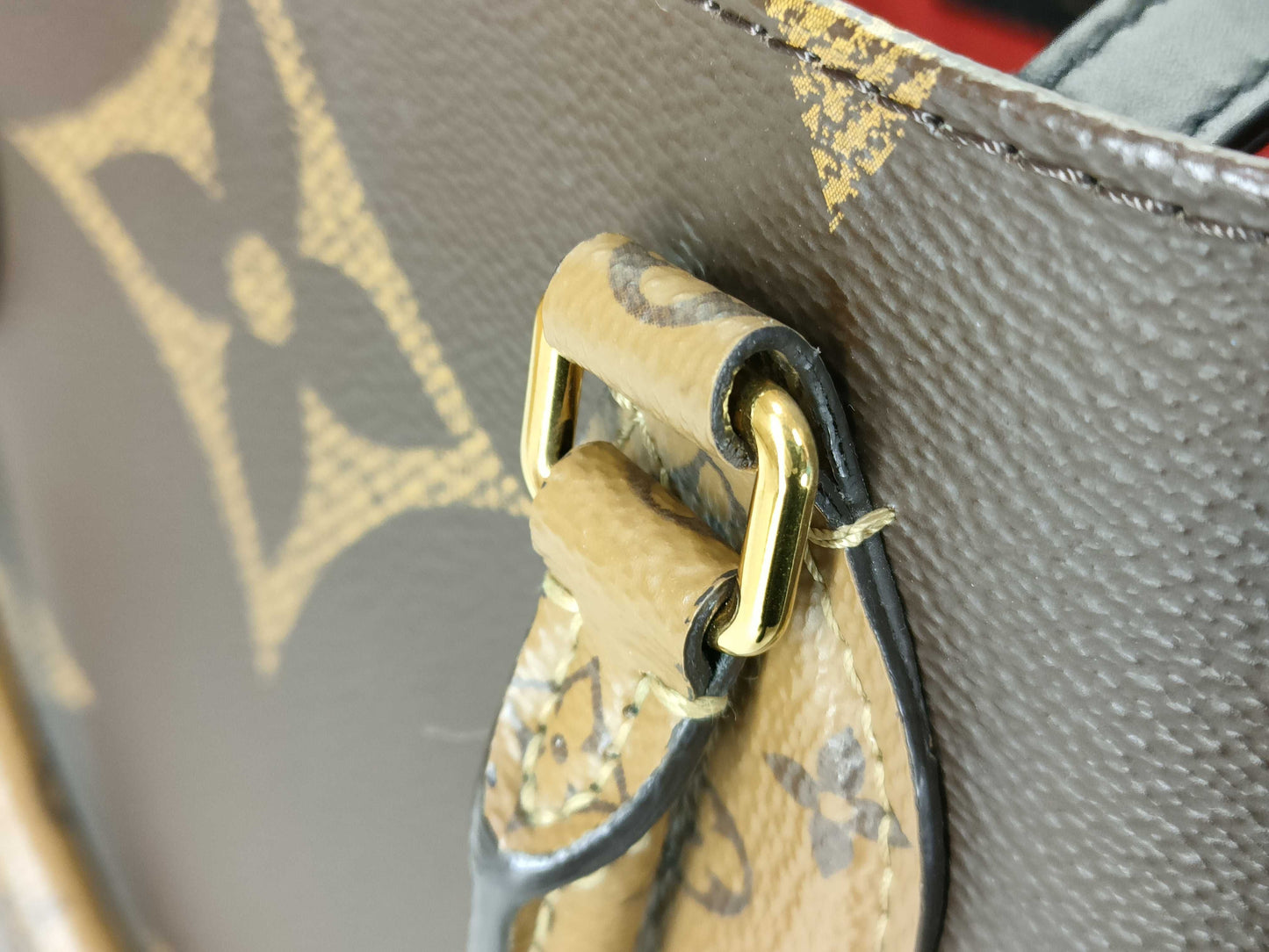 LOUIS VUITTON On the Go GM Reverse Tote Bag