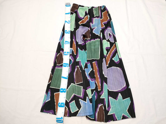 PLEATS PLEASE Pants, Multicolor Polyester Pants