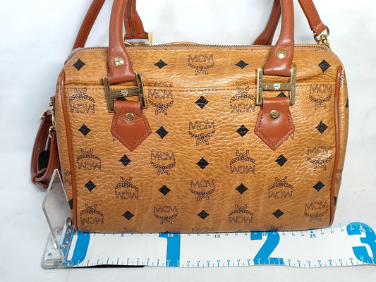 MCM 2WAY Logo Boston Bag Boston Bag