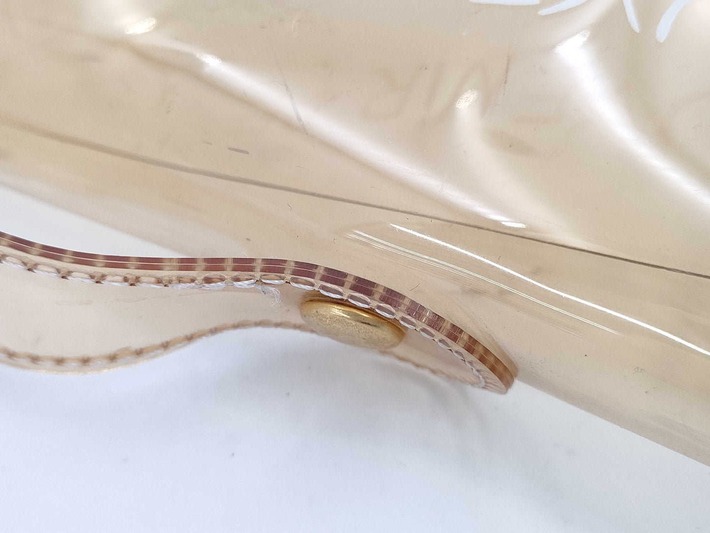 HERMES Vinyl Kelly Handbag