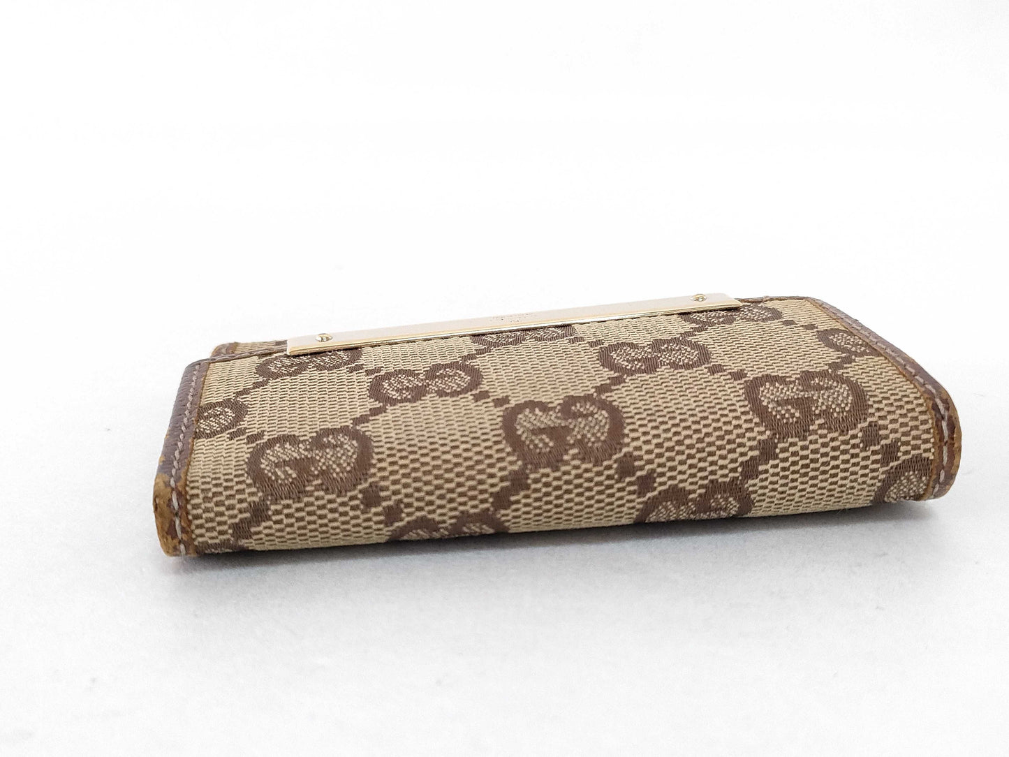 GUCCI GG Canvas Gucci Key Case/Key Holder