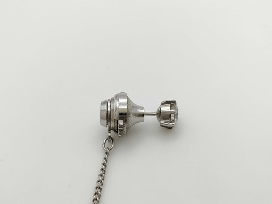 D0.66ct PT900 1.2g Tie Pin/Cufflinks