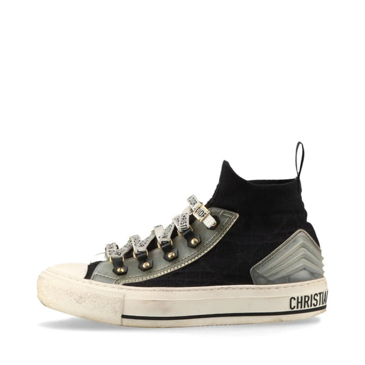 Dior Christian Dior Fabric High-Top Sneakers Size 35