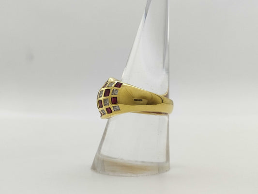 R1.06ct D0.11ct K18 8.4g Ring