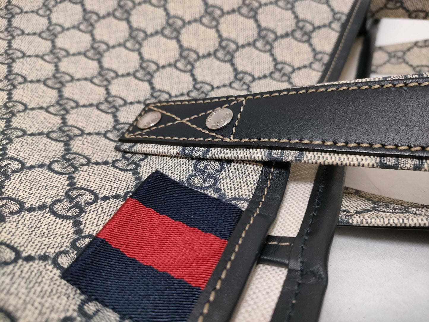 GUCCI GG Supreme Gucci Sherry Line GG Supreme Tote Bag 211134 Tote Bag