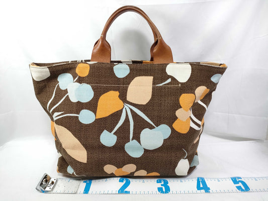 Miu Miu Floral Canvas Tote Bag