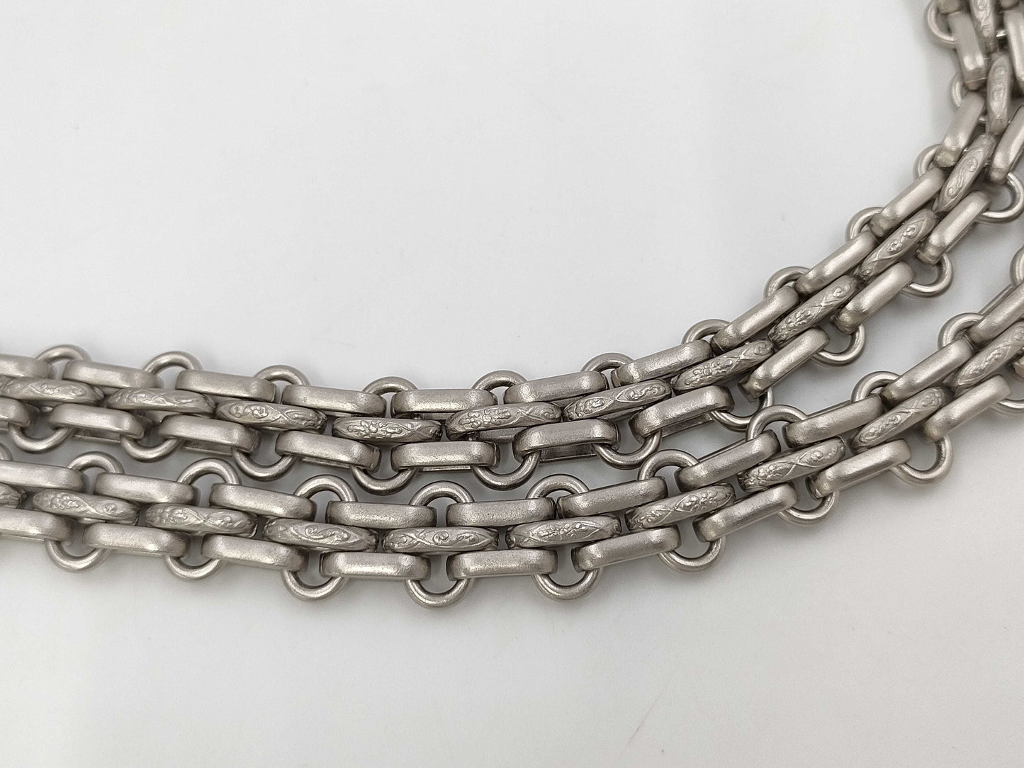 CHANEL Chain Shoulder Bag 2.55 Medium Matelasse Calfskin Metallic Silver Hardware A37586 12 Series Shoulder Bag