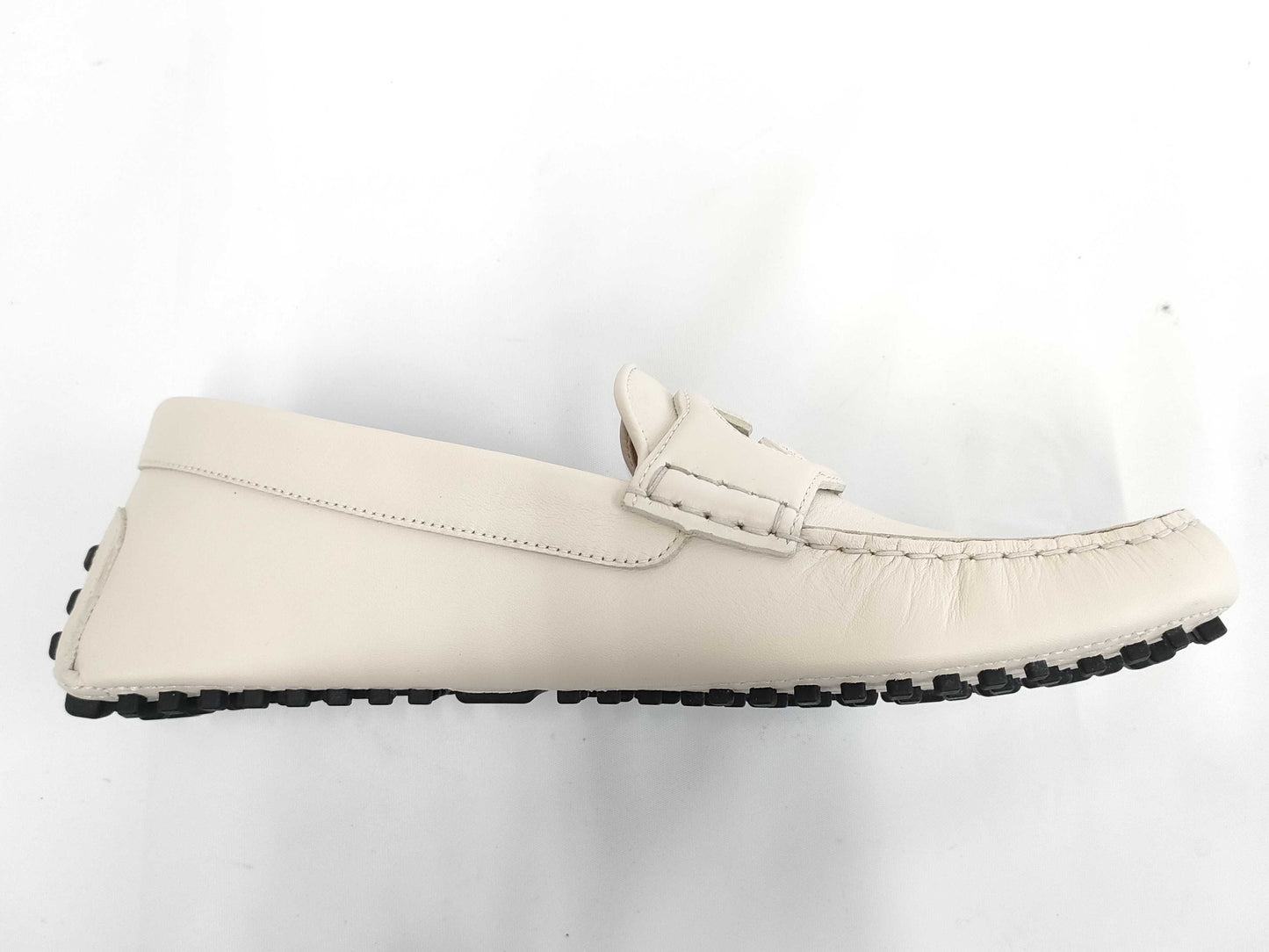 GUCCI Interlocking G Driving Leather Loafers Size 9