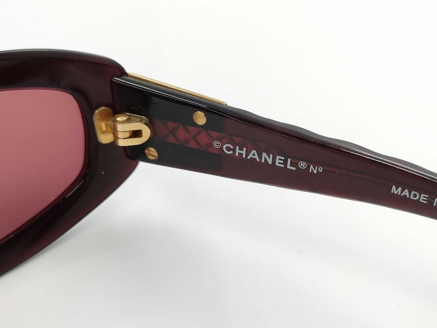 CHANEL Coco Mark Matelasse Sunglasses Sunglasses and Glasses