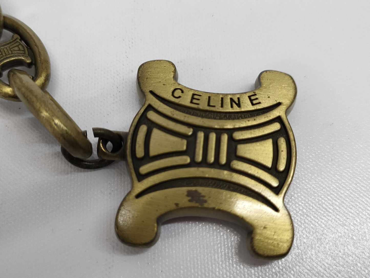 CELINE Macadam Vintage Gold Chain Belt