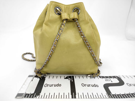 CHANEL Drawstring Shoulder Bag