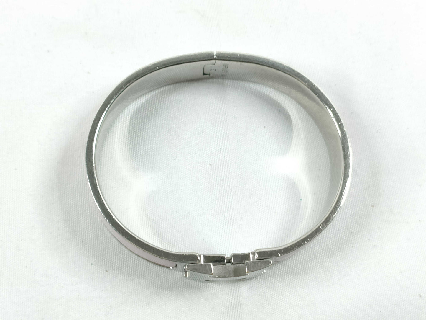 HERMES HERMES Click Classic H Pink Bangle Bracelet Bracelets & Bangles