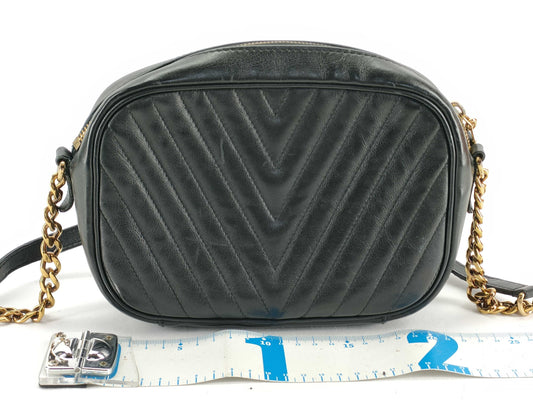 LOUIS VUITTON New Wave Shoulder Bag Black Shoulder Bag