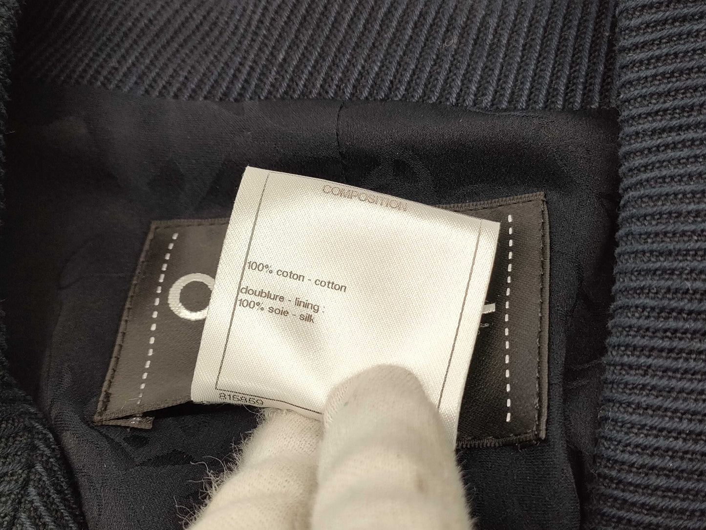 CHANEL P51553 Cotton Chain Button Tailored Jacket Size: 38 Jacket