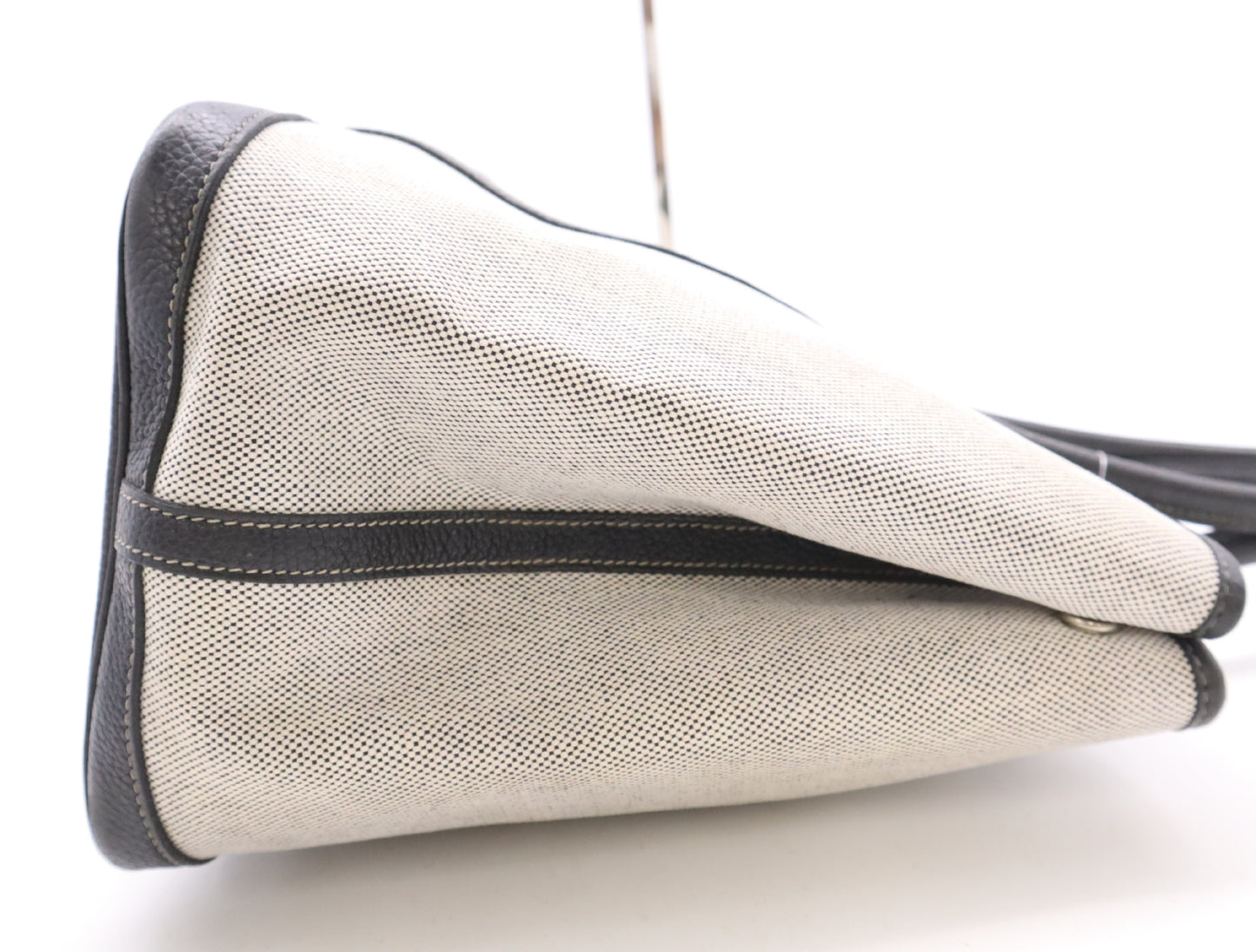 HERMES Garden Party PM Tote Bag 2006 Limited Edition Toile H Leather Tote Bag