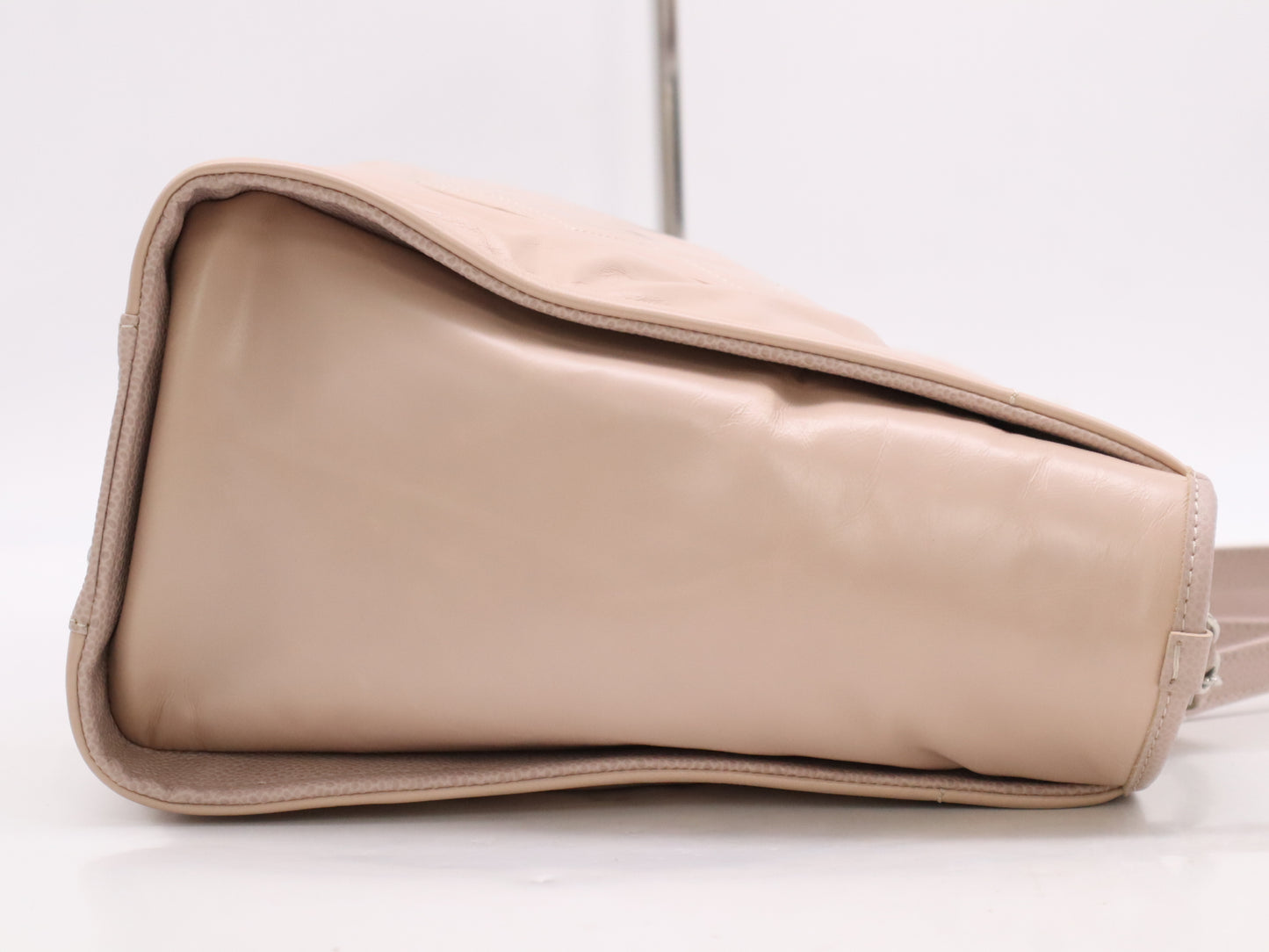 CHANEL Lambskin Deauville MM Chain Shoulder Bag Pink with Box, Sticker, Card, 22300598 Tote Bag