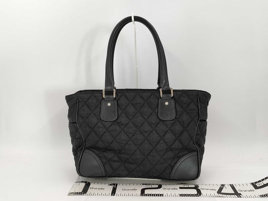 CHANEL Nylon Quilted Tote Bag