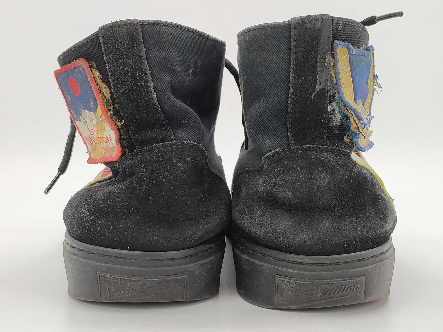 LOUIS VUITTON Canvas/Suede Sneakers FD0168 8 Sneakers