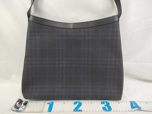 BURBERRY Nova Check One-Shoulder Black Shoulder Bag