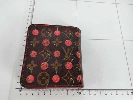 LOUIS VUITTON Monogram Cherry Compact Zip Wallet M95005
