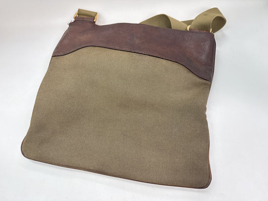 PRADA Prada Shoulder Bag Canvas x Leather Brown x Beige Shoulder Bag