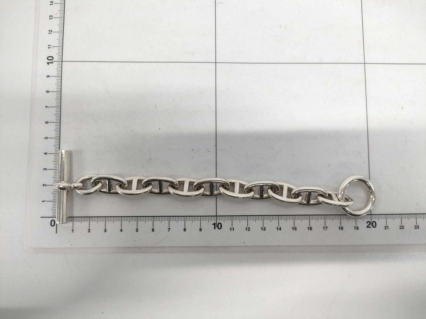 HERMES Chaine d'Ancre Bracelet/Bangle 96.0g/Ag925 Bracelet/Bangle